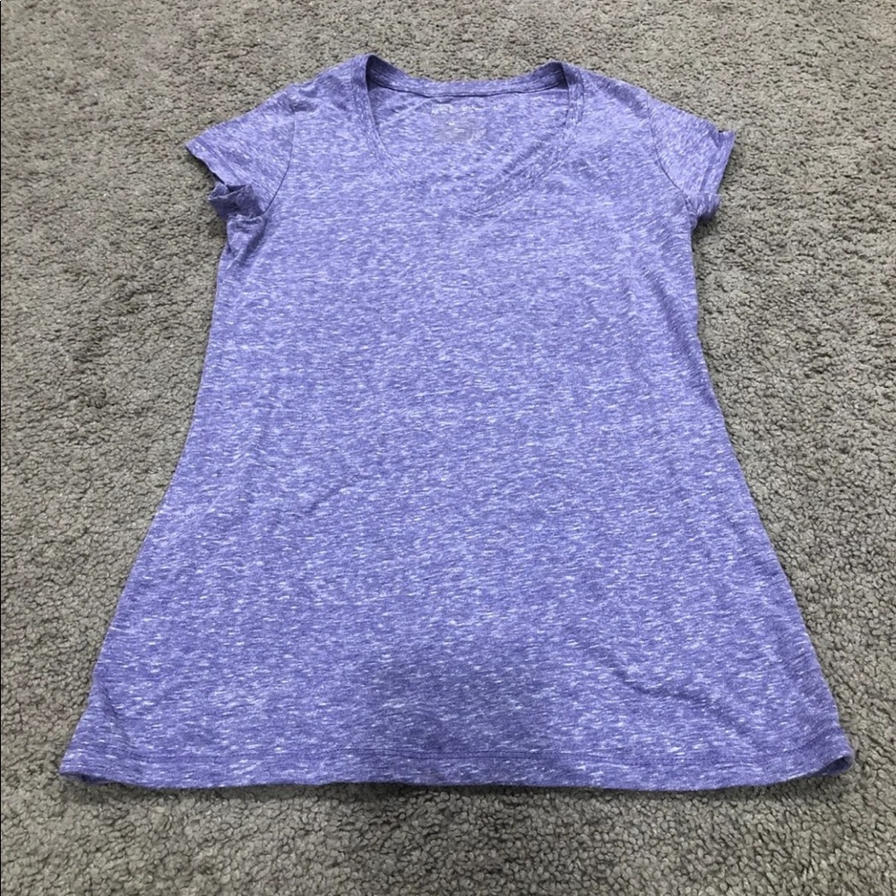 No boundaries purple vneck shirt size medium